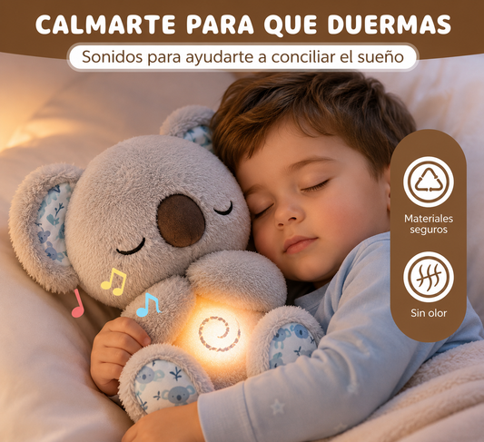 Peluche relajante para bebé que simula respiración