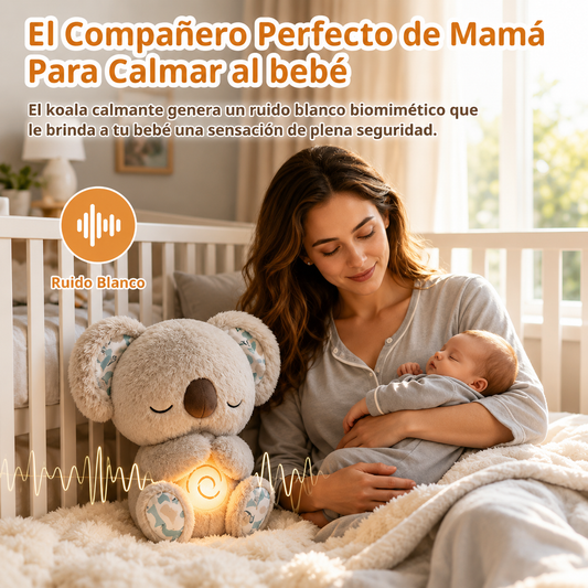 Peluche relajante para bebé que simula respiración