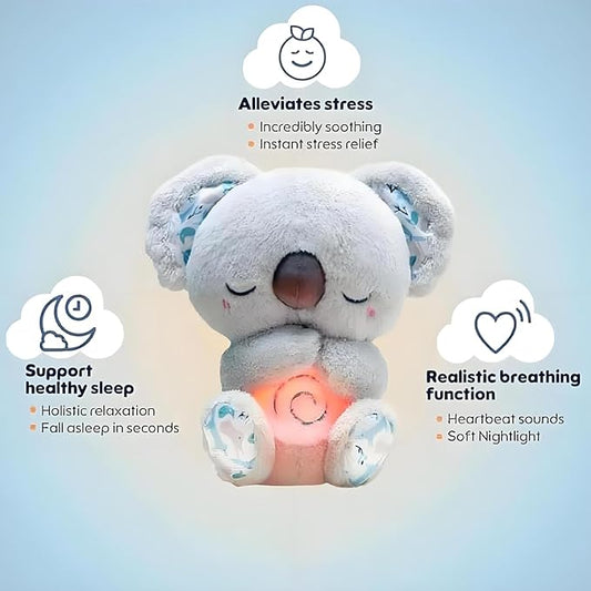 Peluche relajante para bebé que simula respiración (Koala gris) - additional image 4