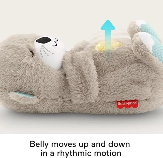 Peluche relajante para bebé que simula respiracion ( nutria marron ) - additional image 3