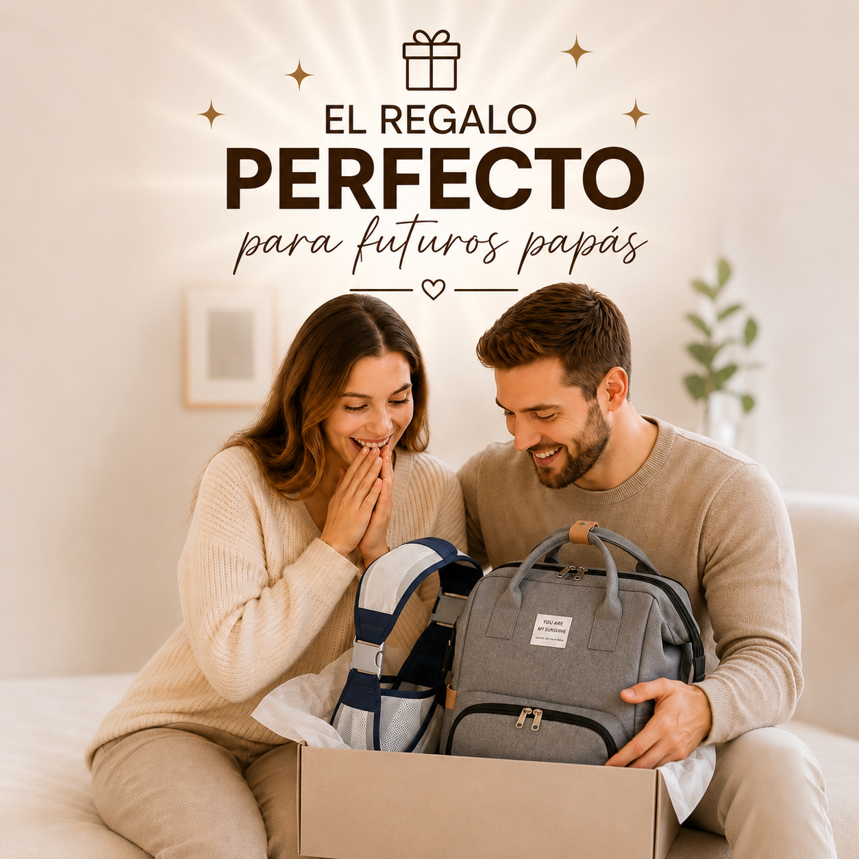 “Todo lo que necesitas para salir con tu bebé, en una sola mochila.”