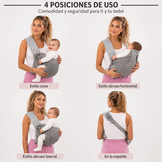👶 Portabebés Ergonómico Multifuncional