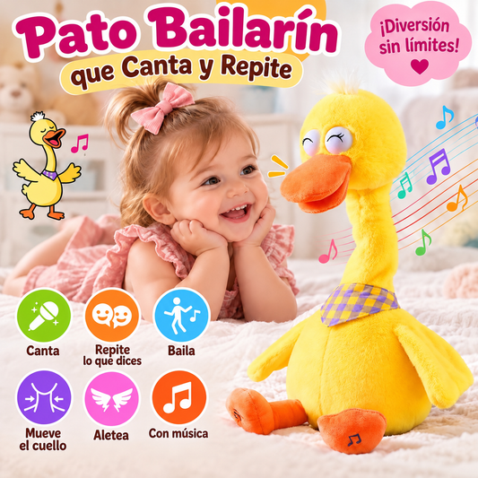 🐥 PATO BAILARÍN HABLADOR