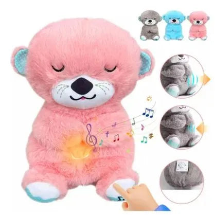 Peluche relajante para bebé que simula respiración ( nutria rosa ) - additional image 13